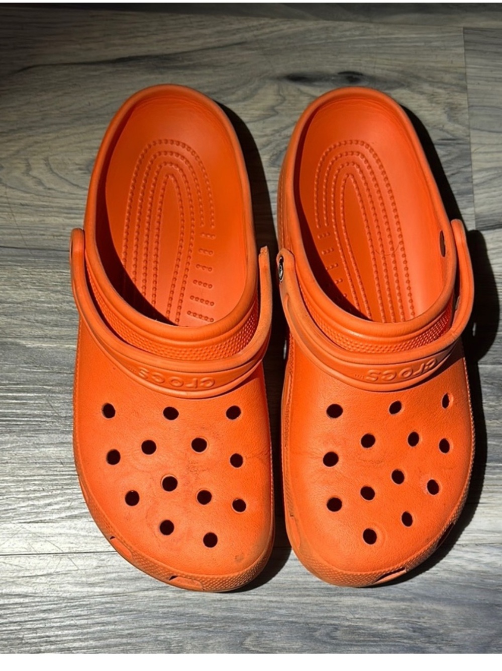 CROCS Kids Classic Clog in Bright Orange